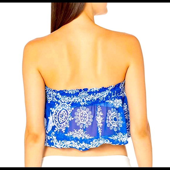 Ramy Brook Women's Rayna Strapless Sequin Top